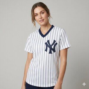 Vintage 80s New York Yankees Baseball Jersey - XS/S 🇺🇸